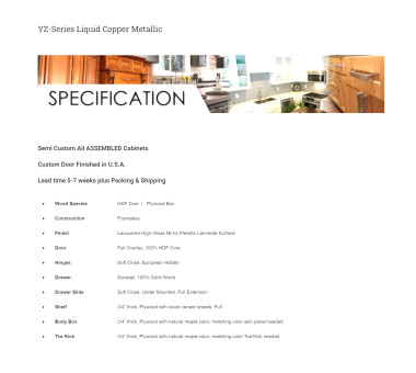 YZ-Series Liquid Copper Metallic